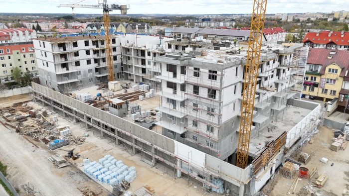 Postępy prac budowlanych - kwiecień 2026